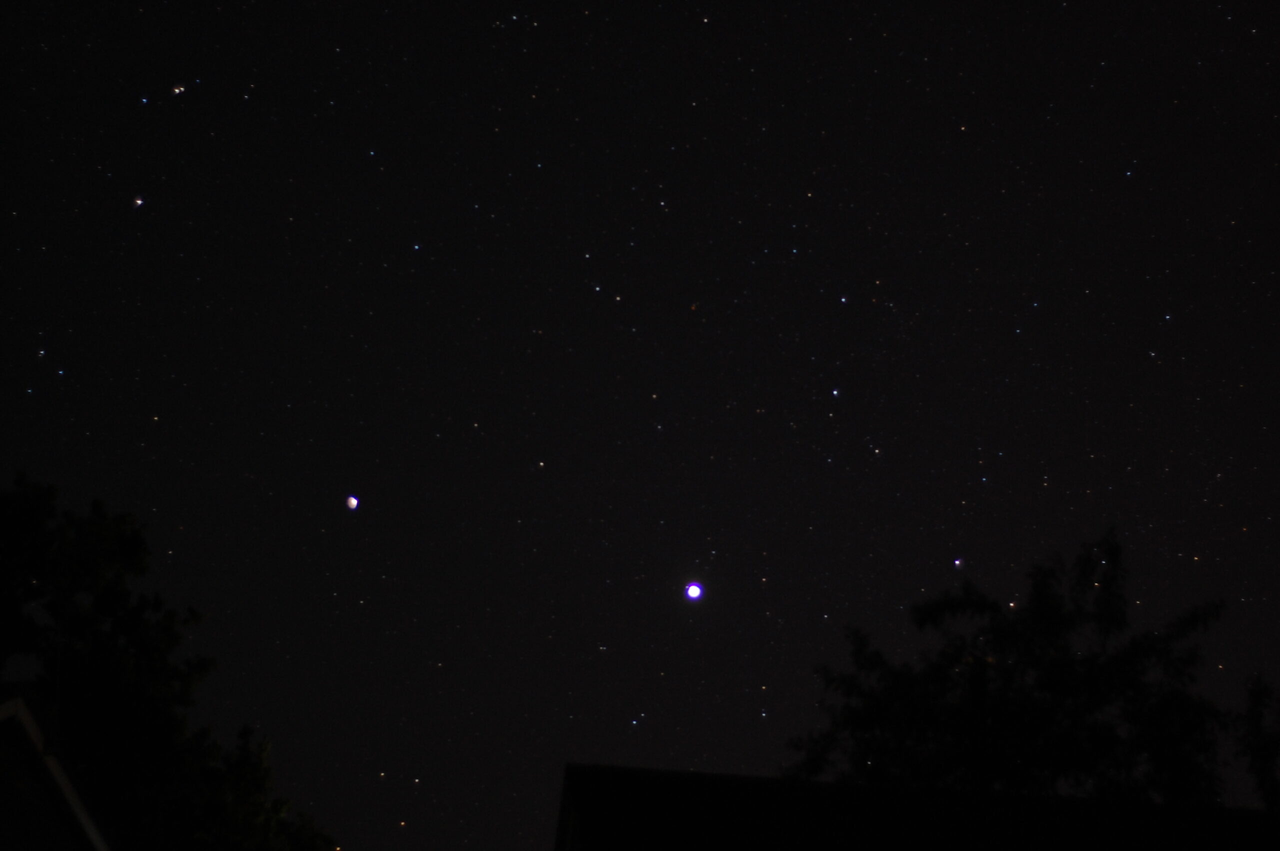 Jupiter and Saturn on 20th July